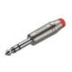 Рознімання Roxtone RJ3PP-RD-NN Jack 6.3mm (stereo)
