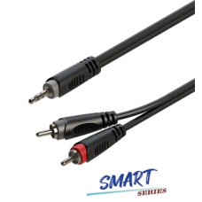 Готовый аудиокабель Roxtone SAYC150L2, 1x3.5мм stereo - 2xRCA, 2 м