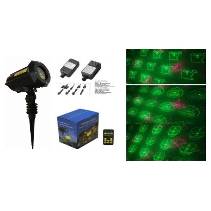 Лазер водонепроникний X-Laser X-34P-B5 RG moving laser 16 Helloween з ДУ