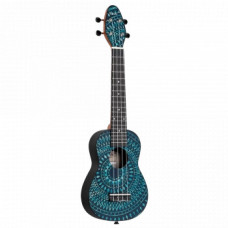 ORTEGA Keiki K2SS-BKC Sopano, Super Scale, Blue kaleido (комплект) Укулеле