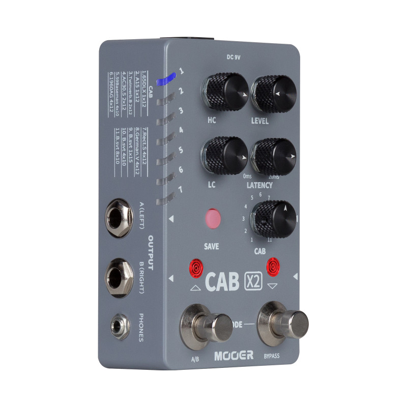 MOOER CAB X2 Педаль ефектів