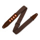 LEVY'S MC2PH-BRN 2 Brown Cotton Pick Holder Guitar strap Ремень для гитары