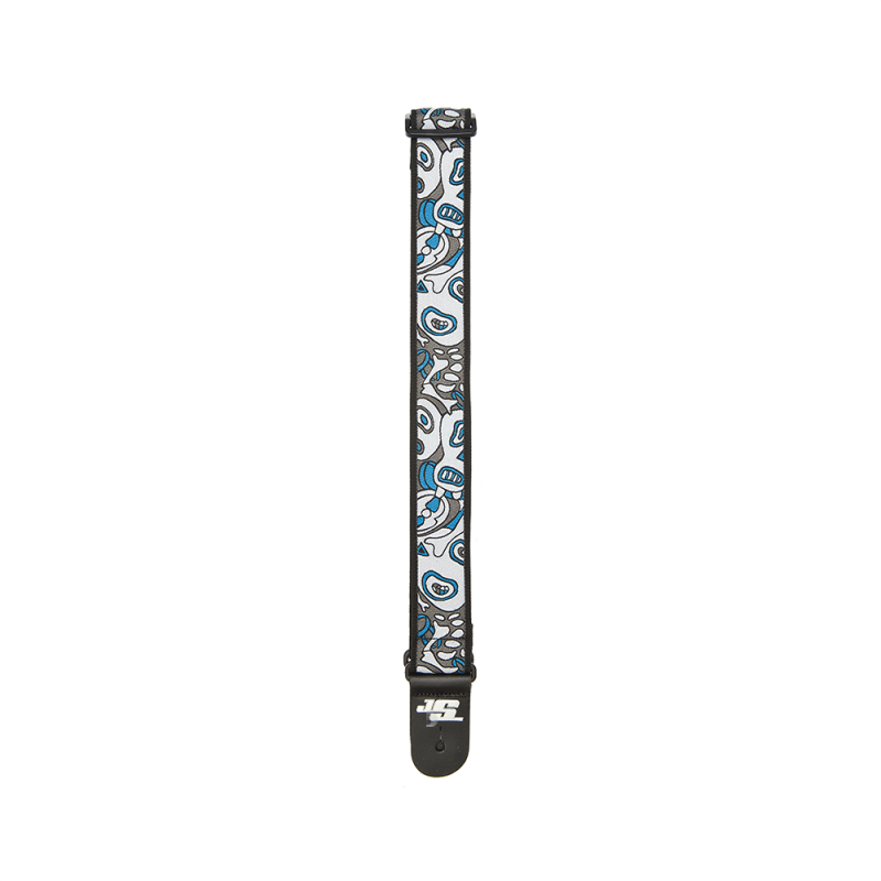 D`ADDARIO JOE SATRANI WOVEN GUITAR STRAP (Souls of Distortion)