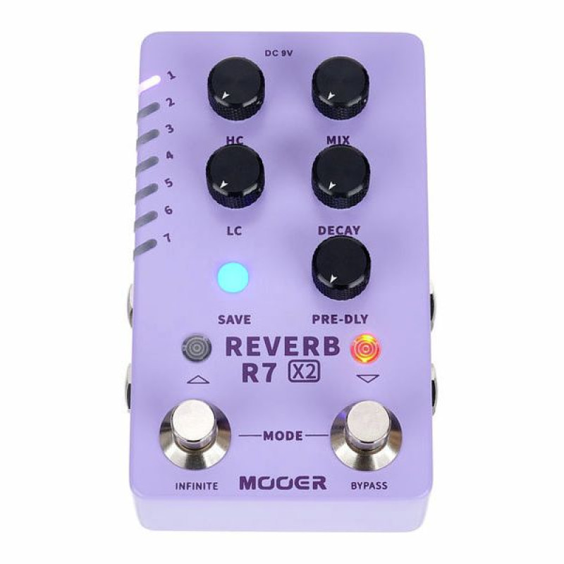 MOOER R7 X2 Reverb Педаль эффектов