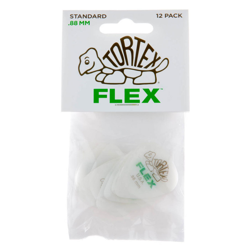 DUNLOP TORTEX FLEX STANDARD PICK .88MM Медіатори