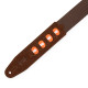 LEVY'S MC2PH-BRN 2 Brown Cotton Pick Holder Guitar strap Ремень для гитары
