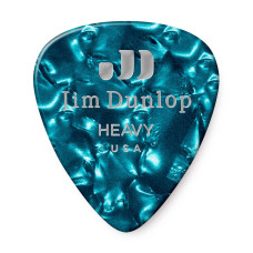 DUNLOP CELLULOID TURQUOISE PEARLOID PICK HEAVY Медіатори