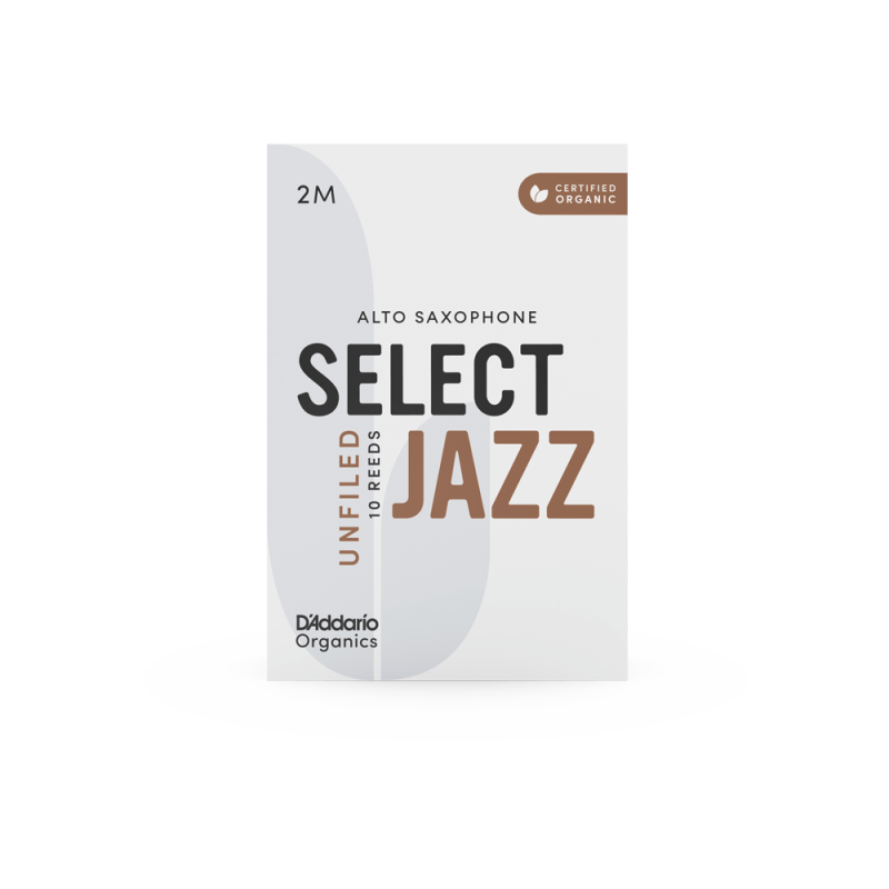 D'ADDARIO Organic Select Jazz - Alto Sax Unfiled 2M - 10 Pack
