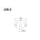 GOTOH JCB-2 GG Jack Cover (Gold)