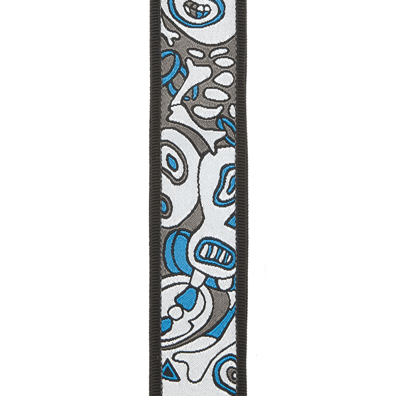 D`ADDARIO JOE SATRANI WOVEN GUITAR STRAP (Souls of Distortion)