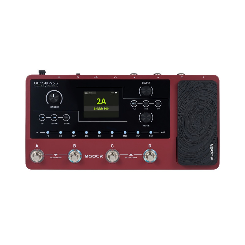 MOOER GE150 Pro Li Гитарный процессор эффектов