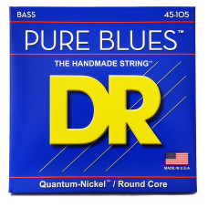 DR STRINGS PURE BLUES Bass - Medium (45-105) Струни для бас-гітари