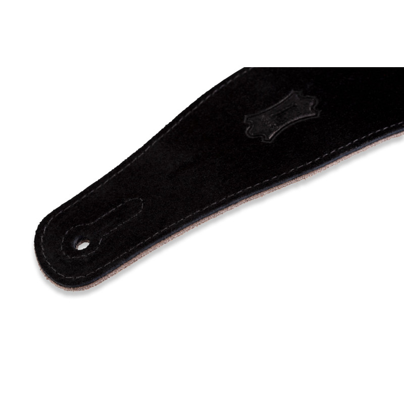LEVY'S MS26-BLK CLASSICS SERIES SUEDE GUITAR STRAP (BLACK) Ремінь для гітари