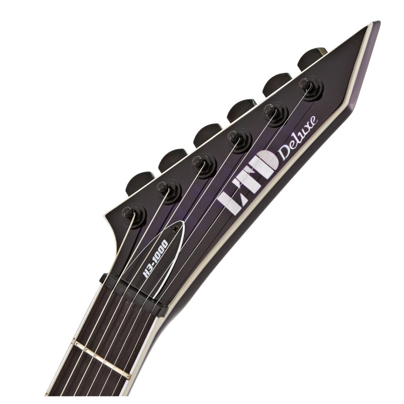 LTD H3-1000FM (See Thru Purple Sunburst)
