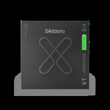 D‘ADDARIO XTB45105 XT BASS NICKEL PLATED STEEL LIGHT TOP / MEDIUM BOTTOM (45-105) Струни для бас-гітари