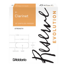 D`ADDARIO Reserve Evolution Bb Clarinet #3.0 - 10 Pack