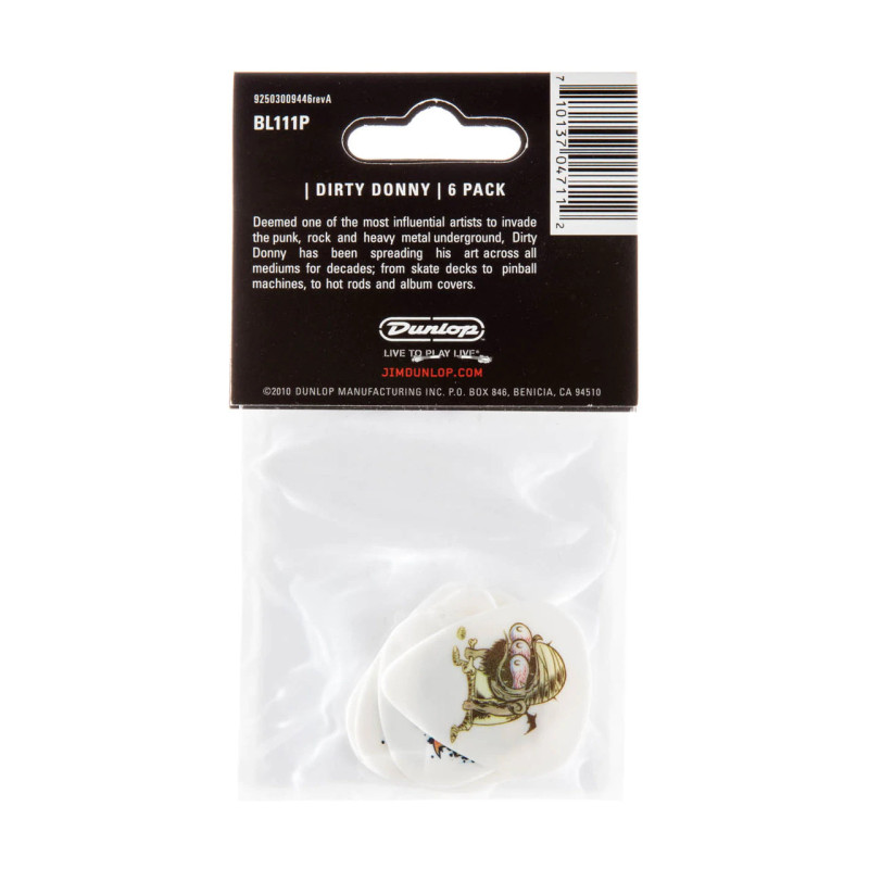 DUNLOP DIRTY DONNY SERIES 1 ASSORTMENT PICK 1.00MM Медіатори