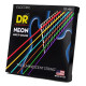 DR STRINGS NEON Multi-Color Electric - Medium (10-46) Струни для електрогітари