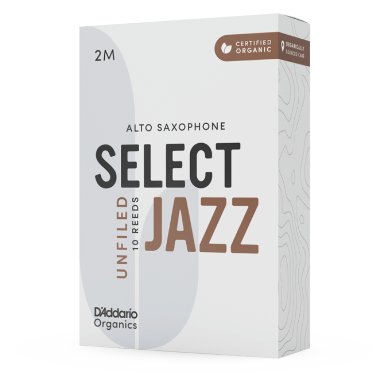 D'ADDARIO Organic Select Jazz - Alto Sax Unfiled 2M - 10 Pack