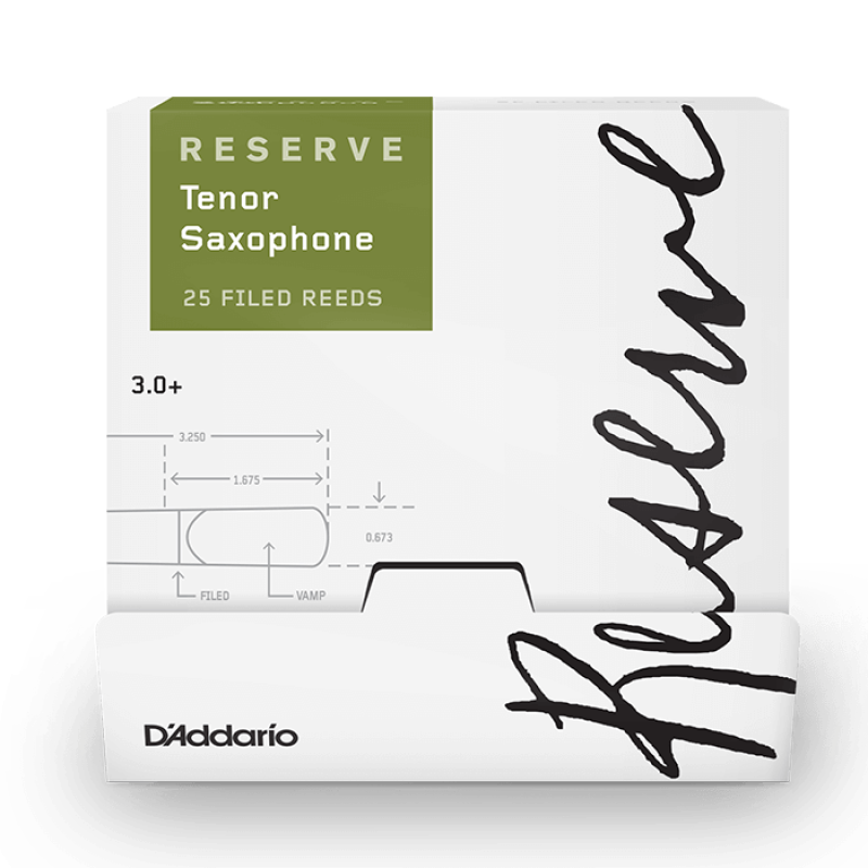 D'ADDARIO Reserve - Tenor Sax #3.0+ - 25 Pack