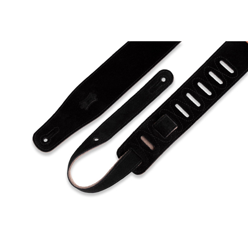 LEVY'S MS26-BLK CLASSICS SERIES SUEDE GUITAR STRAP (BLACK) Ремінь для гітари
