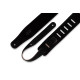 LEVY'S MS26-BLK CLASSICS SERIES SUEDE GUITAR STRAP (BLACK) Ремінь для гітари