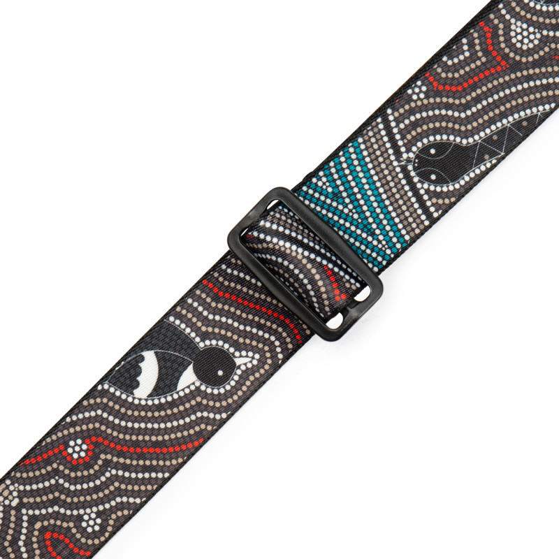 LEVY'S MP2DU-001 2 Down Under Series Поли Guitar Strap - Bird and Snake Ремень для гитары
