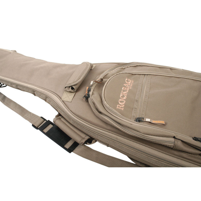 ROCKBAG RB20446K Student Line Cross Walker - Electric Guitar Gig Bag - Khaki