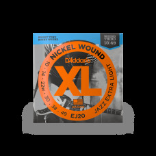 D’ADDARIO EJ20 XL NICKEL WOUND JAZZ EXTRA LIGHT (10-49) Струны для электрогитары