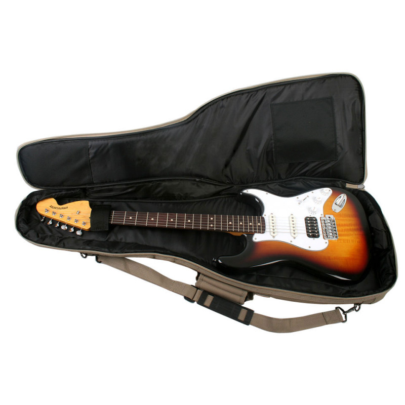 ROCKBAG RB20446K Student Line Cross Walker - Electric Guitar Gig Bag - Khaki