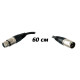 ROCKCABLE RCL30180 D6 Microphone Cable (0.6m)
