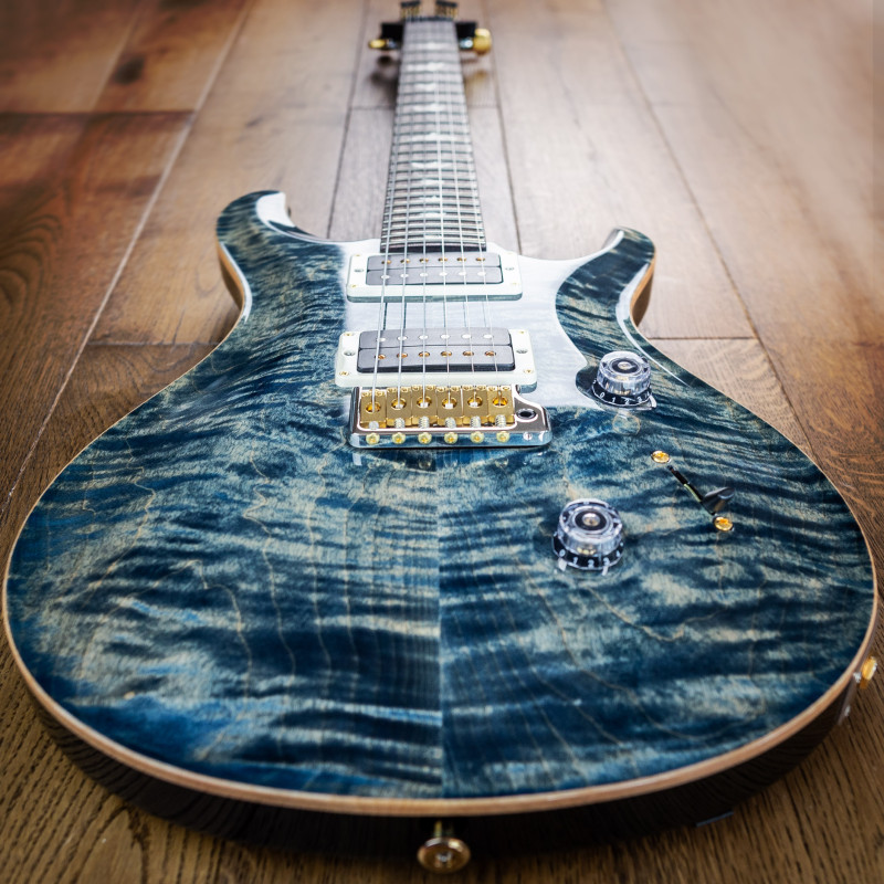 PRS Custom 24 10 Top (Faded Whale Blue) #0353991