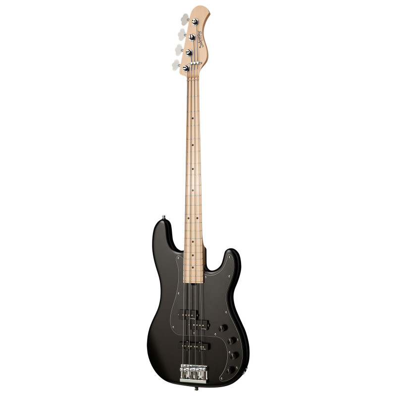 SADOWSKY MetroLine 21-Fret Hybrid P/J Bass, Ash, 4-String (Solid Black Satin) Бас-гітара