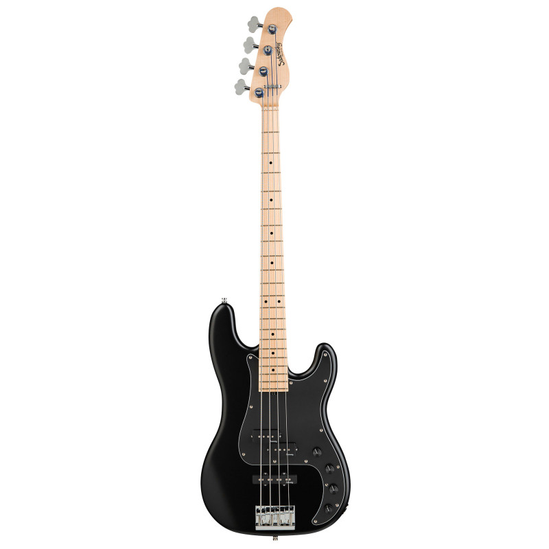 SADOWSKY MetroLine 21-Fret Hybrid P/J Bass, Ash, 4-String (Solid Black Satin) Бас-гітара