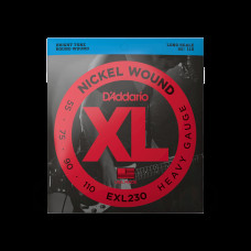 D‘ADDARIO EXL230 XL NICKEL WOUND BASS HEAVY (55-110) Струни для бас-гітари