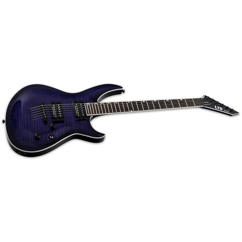 LTD H3-1000FM (See Thru Purple Sunburst)