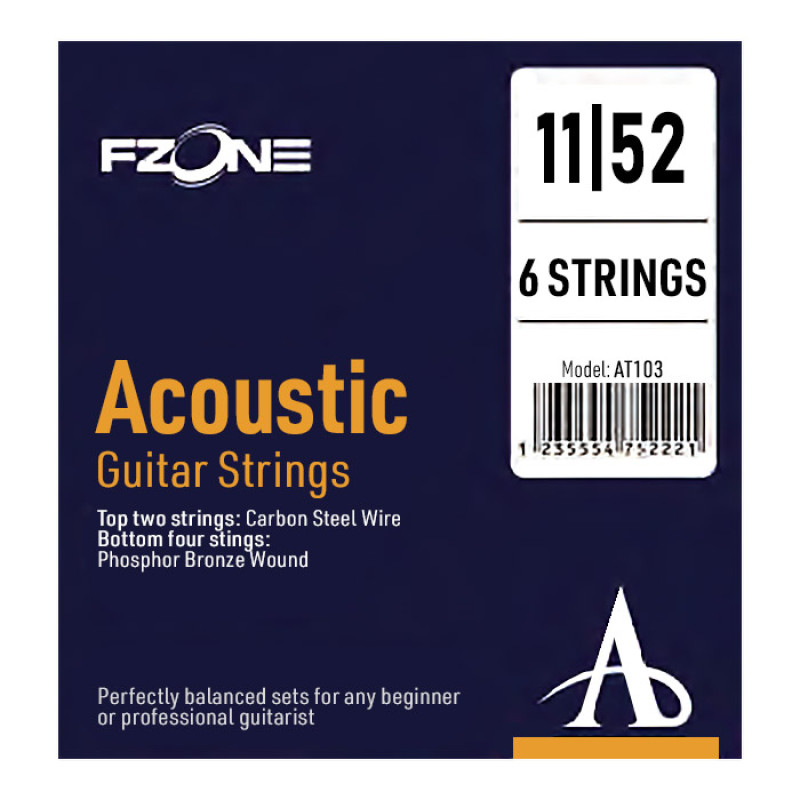 FZONE AT103 ACOUSTIC BRONZE (11-52) Струны для акустической гитары