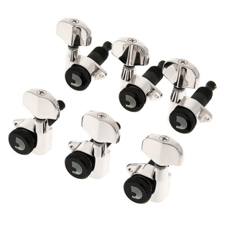D'ADDARIO PWAT-331L AUTO-TRIM TUNING MACHINES (3 Per side, Chrome)