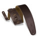 LEVY'S M4GF-DBR CLASSICS SERIES PADDED GARMENT LEATHER BASS STRAP (DARK BROWN) Ремінь для гітари