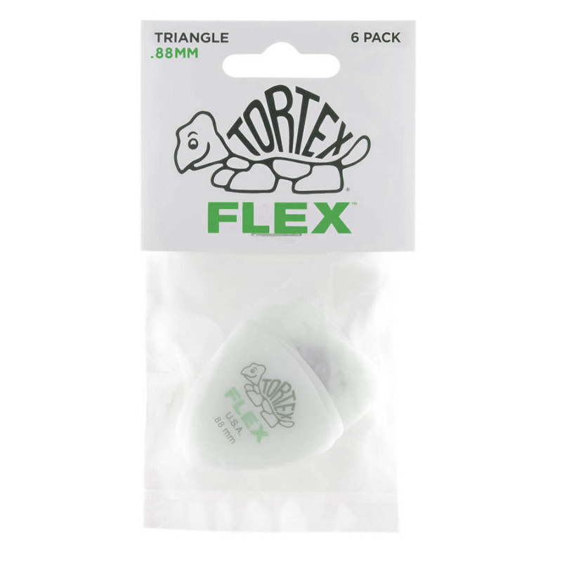 DUNLOP TORTEX FLEX TRIANGLE PICK .88MM Медіатори