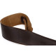 LEVY'S M4GF-DBR CLASSICS SERIES PADDED GARMENT LEATHER BASS STRAP (DARK BROWN) Ремінь для гітари