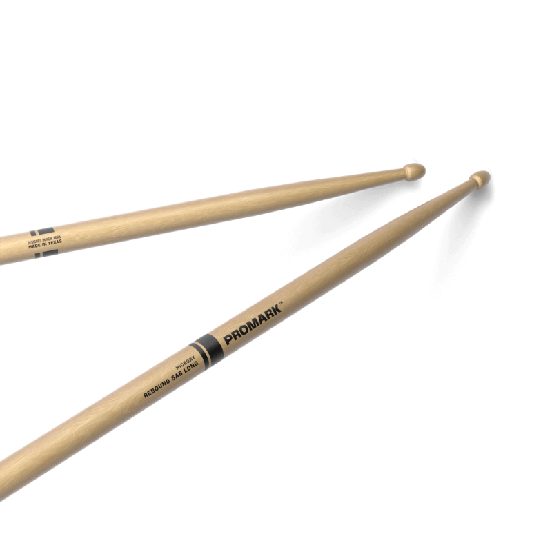 PROMARK REBOUND 5AB Long Lacquered Hickory Acorn Wood Tip