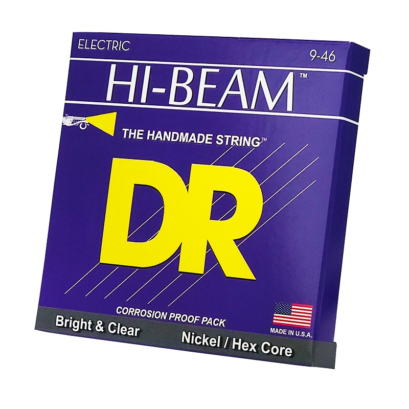 DR STRINGS HI-BEAM Electric - Light Heavy (9-46) Струни для електрогітари