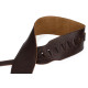LEVY'S M4GF-DBR CLASSICS SERIES PADDED GARMENT LEATHER BASS STRAP (DARK BROWN) Ремінь для гітари