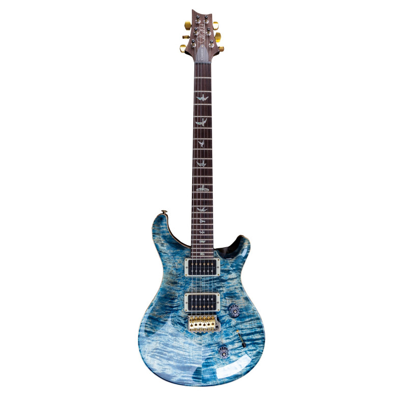 PRS Custom 24 10 Top (Faded Whale Blue) #0353991
