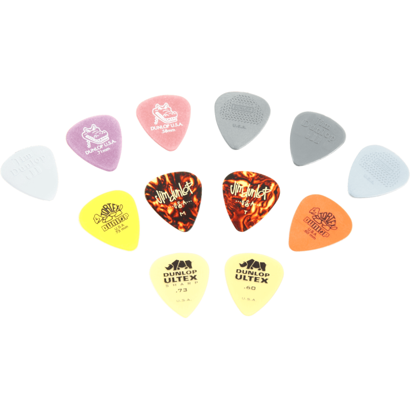 DUNLOP GUITAR PICK LT/MD VARIETY PACK Медіатори