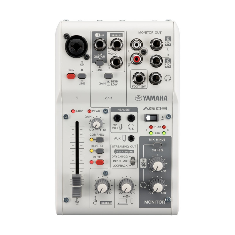 YAMAHA AG03MK2 (White) Аудіоінтерфейс