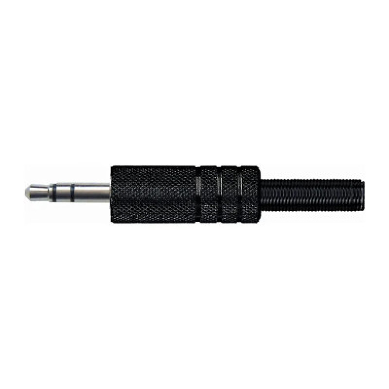 Конектор miniJack стерео 3.5 мм QUIK LOK G118BK Stereo 3.5mm metal jack plug