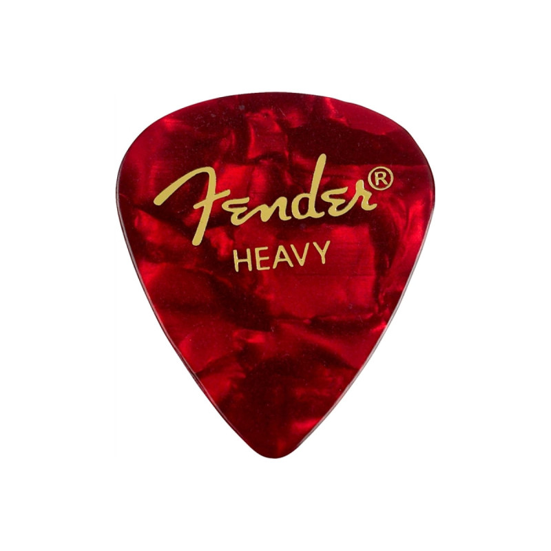 FENDER 351 SHAPE PREMIUM PICKS RED MOTO HEAVY Медіатор