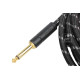FENDER CABLE DELUXE SERIES 5' BLACK TWEED Кабель інструментальний